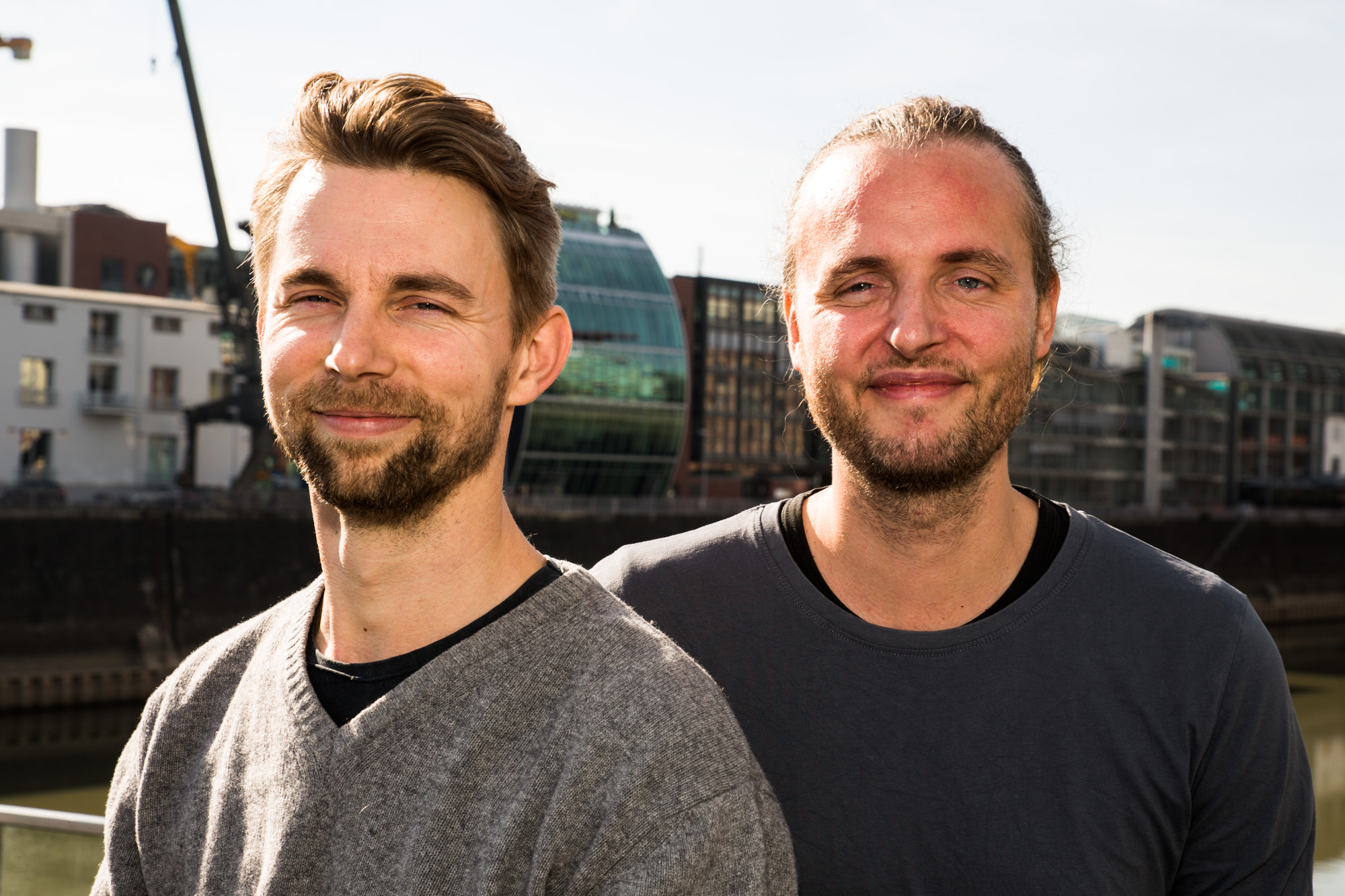 Teamfoto von Dario Albiez und Sebastian Wehkamp.